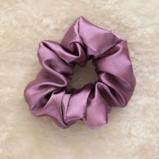 Gumka do włosów scrunchie FIOLETOWA