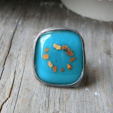 Miedziany krąg - pierścień / sygnet