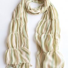 Bitavant szal vintage marszczony