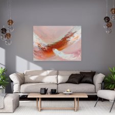 "RADOŚĆ" obraz na płótnie 50x40 cm