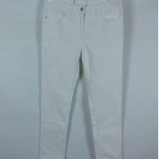 Next białe spodnie straight jeans 38 / M