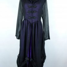Raven gothic dress sukienka maxi / XL