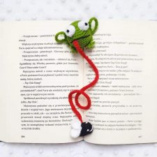 Zakładka do książek żabka z muszką