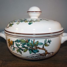 Niemiecka porcelana Villeroy & Boch wzór Botanica mała waza terryna