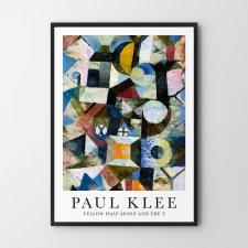 Plakat Paul Klee Yellow Half - format 30x40 cm