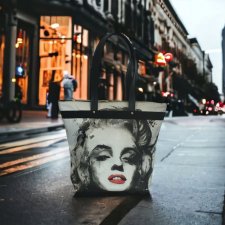 Torebka damska na zamek  Usta Marilyn Monroe