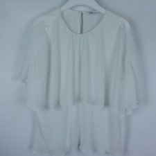 ZARA plisowana bluzka z peleryną / L mex.30