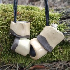 Ceramiczna zawieszka poczwórna