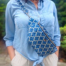 Nerka welurowa Morocco Blue