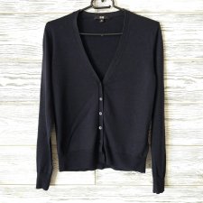 Uniqlo 100% wełna sweter kardigan
