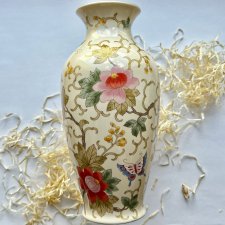 Luxury Japan Design ❀ڿڰۣ❀ St. Michael - Duży wazon 27cm. ❀ڿڰۣ❀ Pnącza kwiatowe i motyle