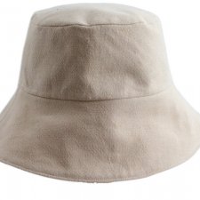 kapelusz kubełkowy czapka rybacka kapelusik beżowy bucket hat