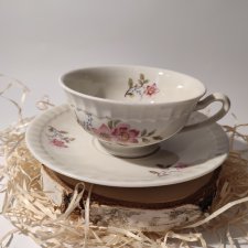 100 letnia filiżanka i spodek Art Deco Mosa holenderska porcelana