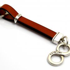 skórzany brelok do kluczy INFINITY CARAMEL