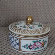 Mansard Paris puzderko porcelanowe vintage