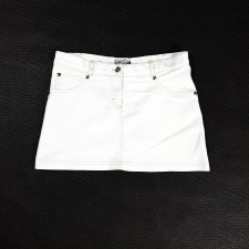 biała spódnica mini 40 L club patetti