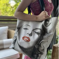 Duża torebka typu shopper MARILYN MONROE