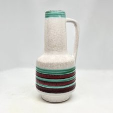 Ceramiczny wazon z uchem VEB Haldensleben, Niemcy, lata 70.
