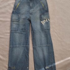 Kocca spodnie jeans cargo vintage y2k