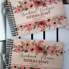 KSIĘGA GOŚCI podziękowania dla rodziców, świadków album prezent ślubny