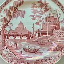 Rzadka patera 27cm! ❀ڿڰۣ❀ SPODE ARCHIVE COLLECTION ❀ڿڰۣ❀ Georgian series - Ruins ❀ڿڰۣ❀ FIRST INTRODUCED c.1811