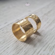 Obrączki VULCAN - złocone srebro
