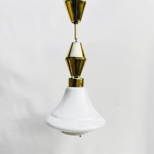 Lampa wisząca, Kamenický Šenov Czechosłowacja, lata 50.