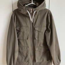 Kurtka Asos utility z kieszeniami khaki wiosenna letnia lekka katana narzutka