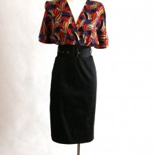 Sukienka ołówkowa z paskiem roz 38