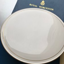 Elegancja stołu ❤ Duża patera na ciasta, torty, sery ❤ ROYAL WORCESTER - Contessa 1982 ❤  Nowa w pudełku