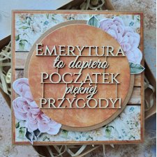 Kartka dla osoby przechodzącej na emeryturę (w pudełku)