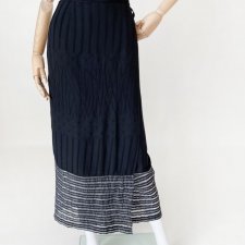 Kopertowa długa spódnica vintage