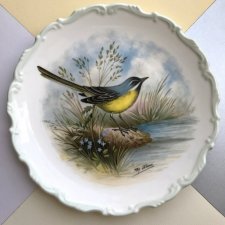 Pliszka 21,5cm.❀ڿڰۣ❀ ROYAL ALBERT 1982 ❀ڿڰۣ❀ The Woodland Birds Collection ❀ڿڰۣ❀ Wyjątkowo uroczy, w stylu retro