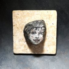 PIACHO fresk rzeźba naturalna Dusze Kamieni Stone Soul miniatura obraz 3d