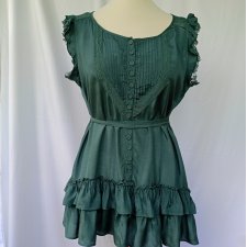 DOROTHY PERKINS* butelkowa zieleń bluzka XL-XXL