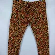 płócienne spodnie bawełna wzory Afryka / S