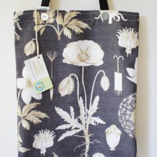 Torba na ramię, eco bag Botanica Kwiaty.