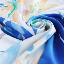 Exclusive silk hand painted scarf