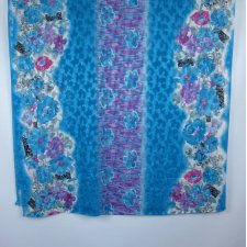 duży indyjski szal dupatta  220 x 106 cm