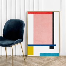 Plakat Bauhaus geometria 50x70 cm