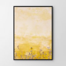 Plakat delikatnie kwiatowy - format 30x40 cm