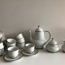 Wawel made in Poland - Polska porcelana - elegancki duży zestaw - rzadko spotykany wzór