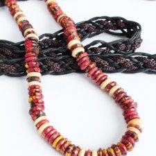 Naszyjnik wisiorek koraliki korale