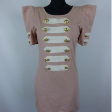 AX Paris sukienka mini vintage pudrowy róż 12 / 38