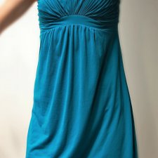 Sukienka letnia H&M, 36 S morska zieleń, wiskoza, boho