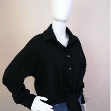 Koszula damska muślinowa czarna