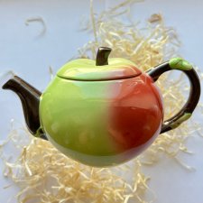 UNIKAT! ❤ Carlton Ware Collectable - 1950s ❤ Wspaniała kolekcjonerska ceramika, smakowity i wyjątkowy, duży imbryk