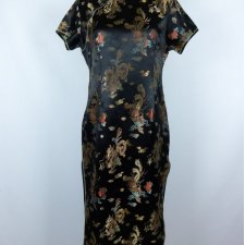 Laogudai sukienka midi w chińskim stylu smoki / XL