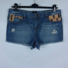 F&F spodenki szorty jeans dziury 14 / 42