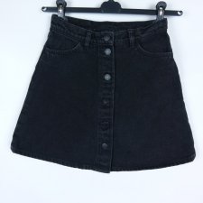 Monki spódnica jeans z przodu guziki - 36 / 6